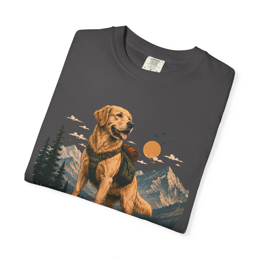 Golden Retriever Mountain Adventure T-Shirt