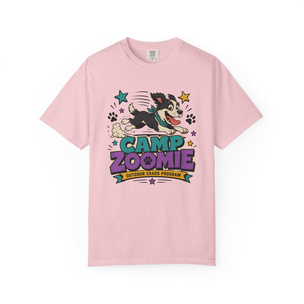 Camp Zoomie T-Shirt — Retro Puppy Camp Graphic Tee