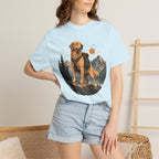 Golden Retriever Mountain Adventure T-Shirt