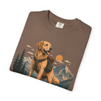Golden Retriever Mountain Adventure T-Shirt