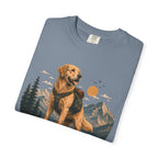 Golden Retriever Mountain Adventure T-Shirt
