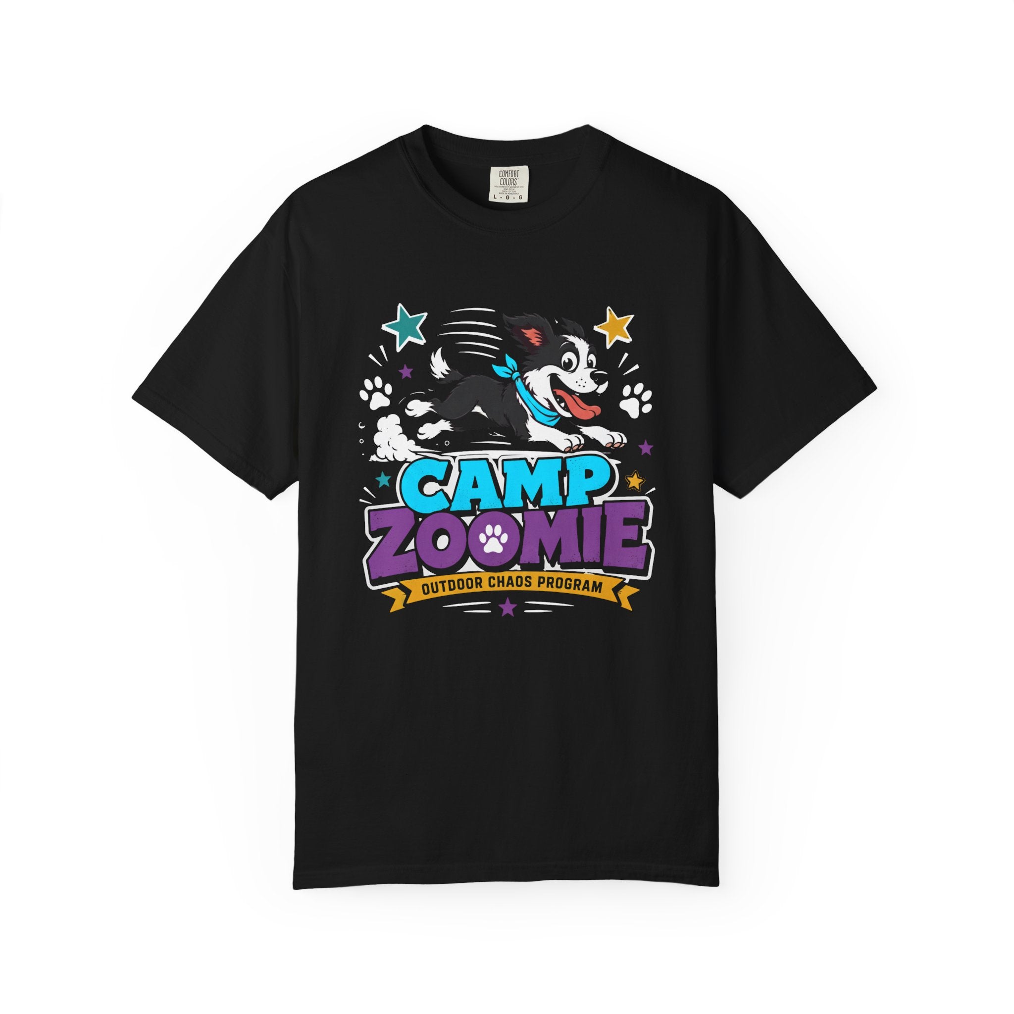 Camp Zoomie T-Shirt — Retro Puppy Camp Graphic Tee
