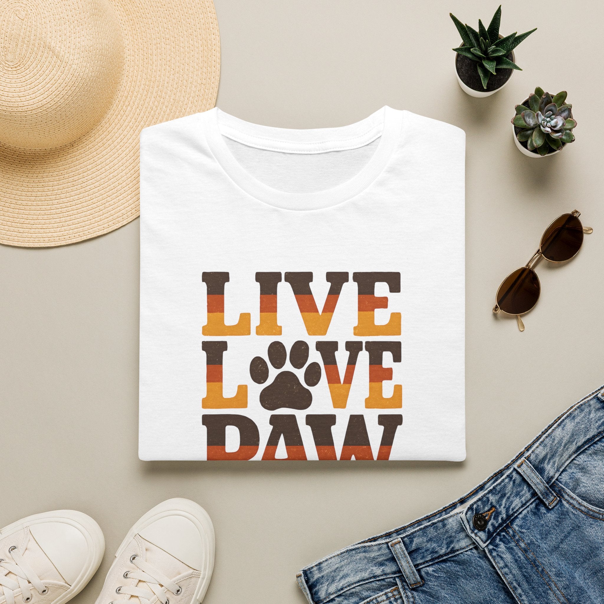 Copy of Copy of Live Love Paw T-Shirt