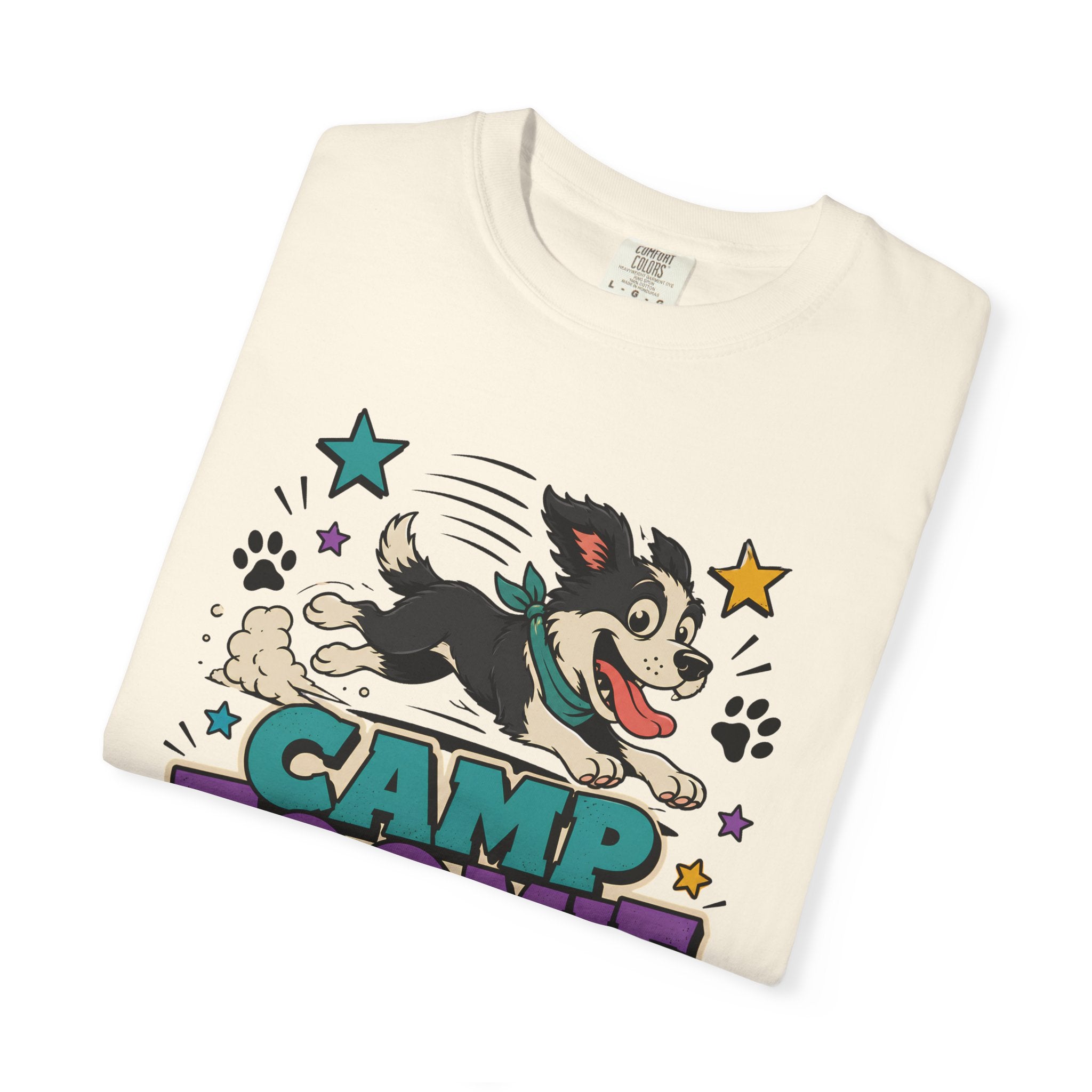 Camp Zoomie T-Shirt — Retro Puppy Camp Graphic Tee