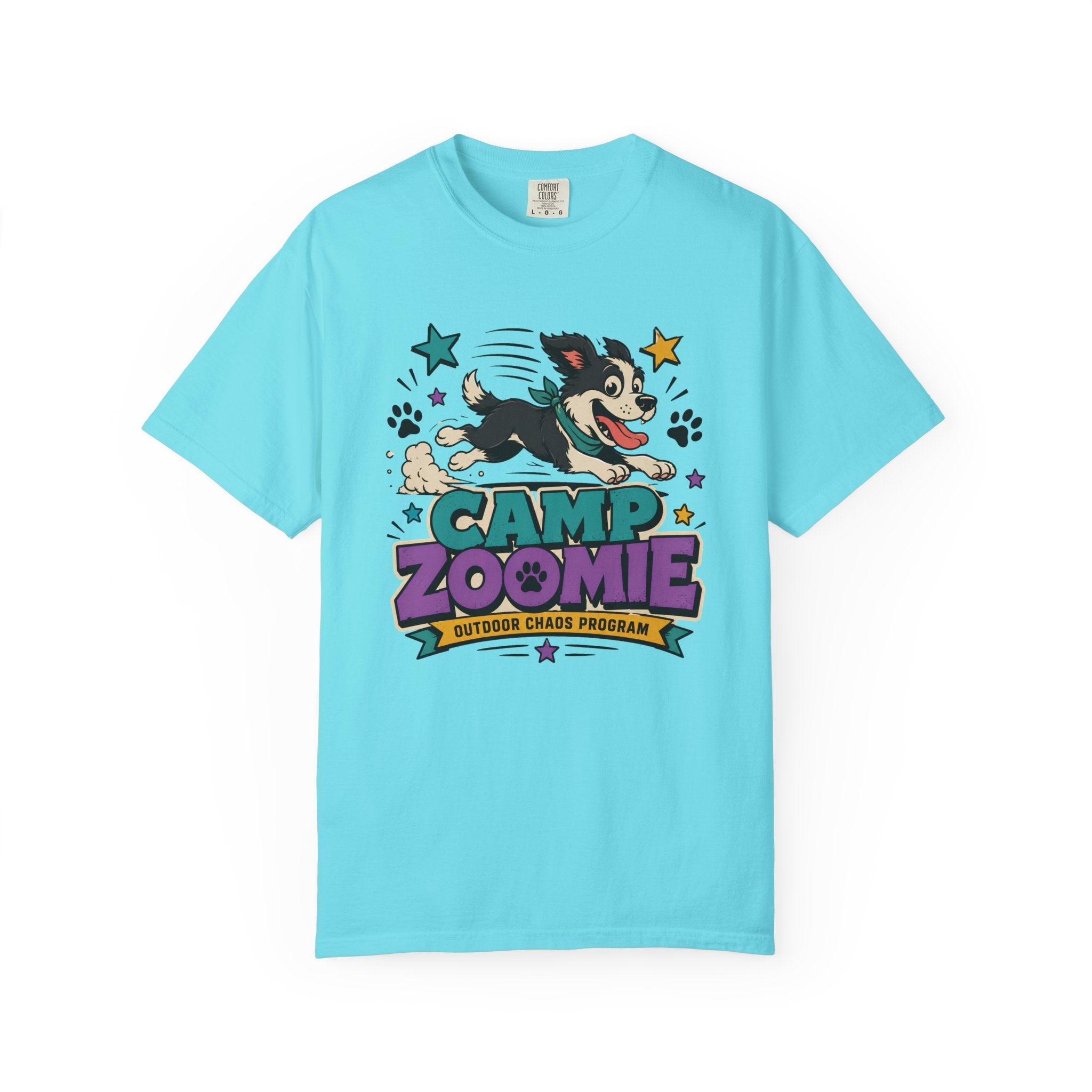 Camp Zoomie T-Shirt — Retro Puppy Camp Graphic Tee