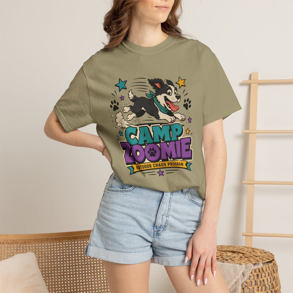 Camp Zoomie T-Shirt — Retro Puppy Camp Graphic Tee