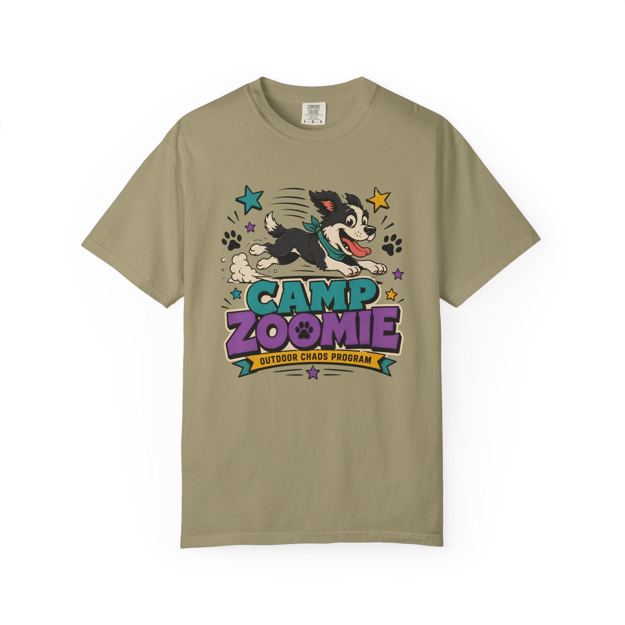 Camp Zoomie T-Shirt — Retro Puppy Camp Graphic Tee