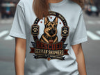 Rescued German Shepherd graphic with text "Loyalty Got a Second Chance".